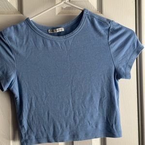 Zara top blue